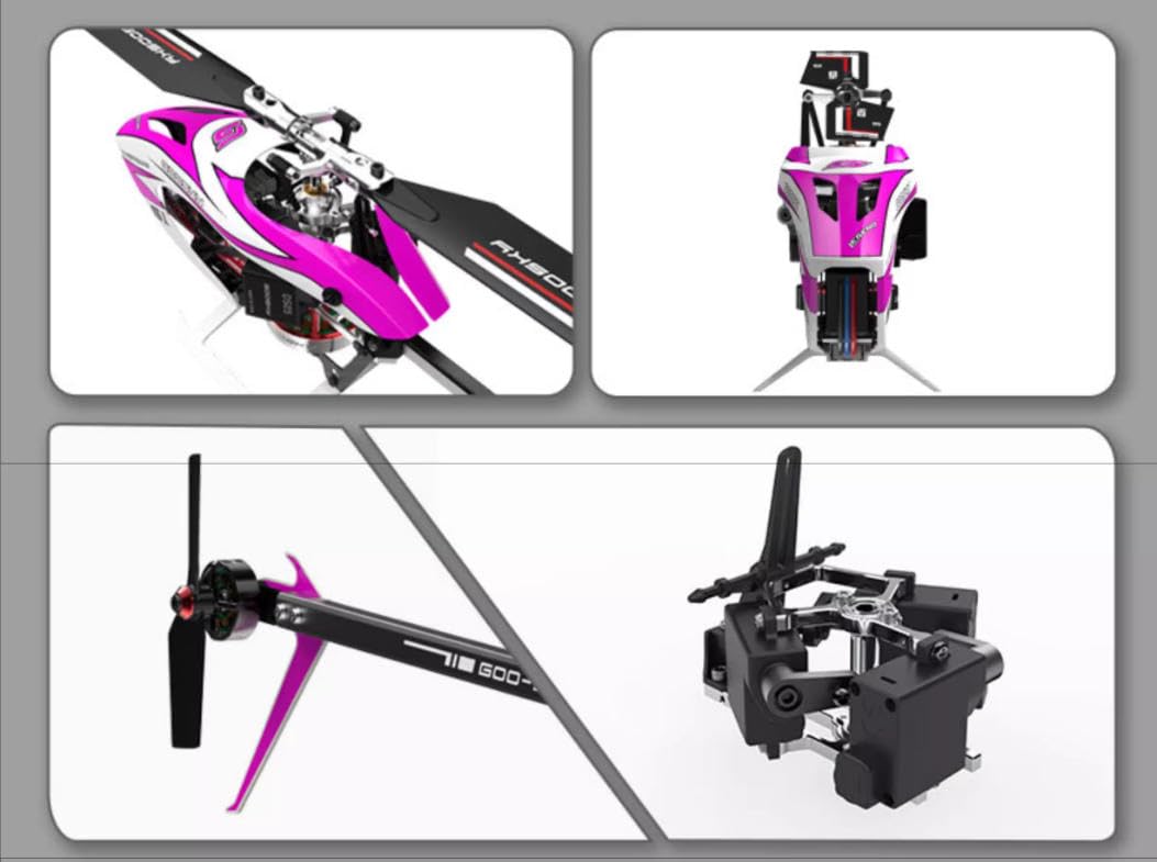 Amazon | GOOSKY S1 RC ヘリコプター BNF バージョン（ブルー